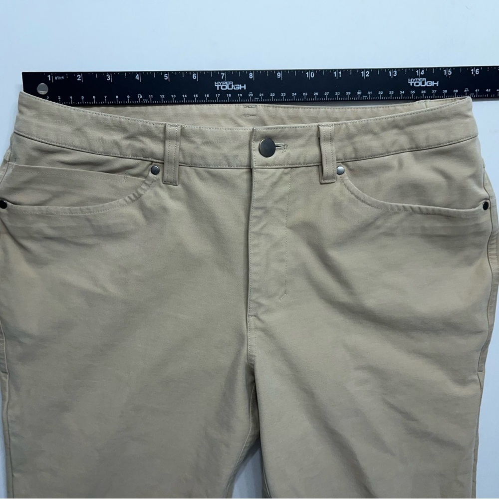 Lululemon ABC Pants Mens 31x31 Slim Utilitech Abrasion Resistant Khaki LM5ABNS - Picture 9 of 14